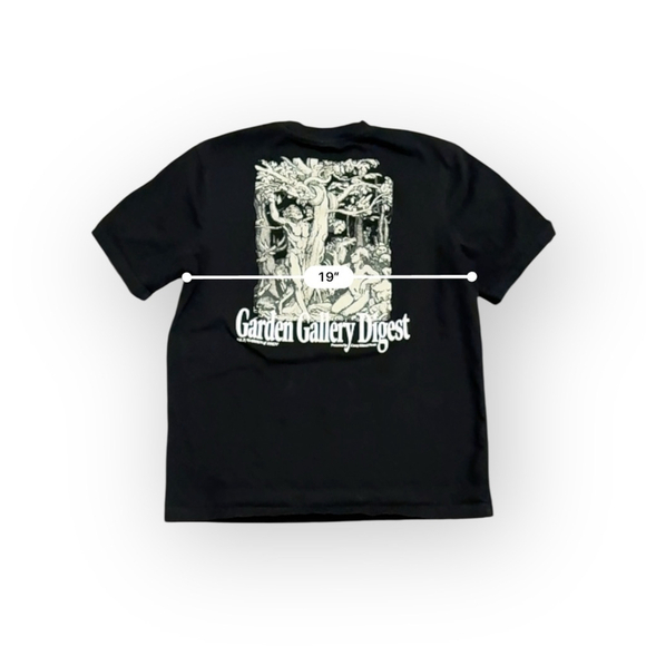 Pacsun Men’s Coney Island Picnic Eco Garden Gallery Graphic T-Shirt Black Sz Med - Picture 3 of 7